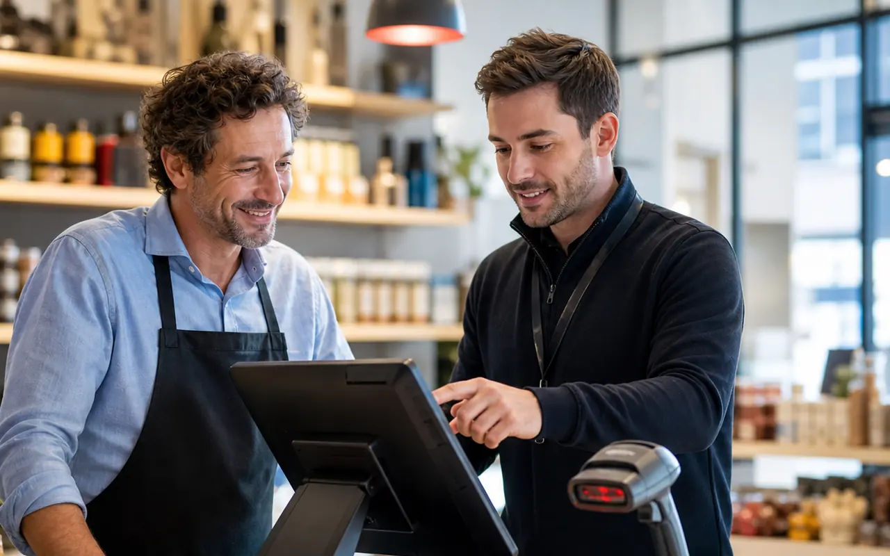 Caisses & commerces - Des solutions de caisse et de stock concrètes pour garder le point de vente fluide.