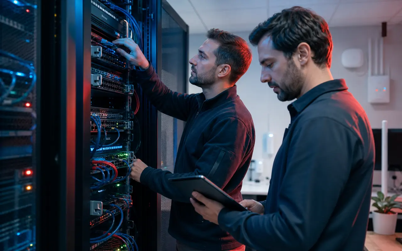 Infrastructures fiables - Serveurs, réseau, Wi-Fi, postes et sécurité dimensionnés pour tenir dans la durée.